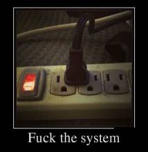 Fuck the system 