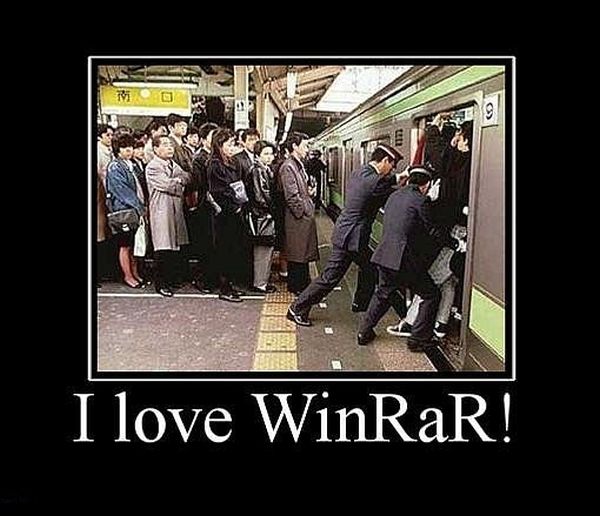 I love WinRaR! 