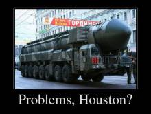 Problems, Houston?