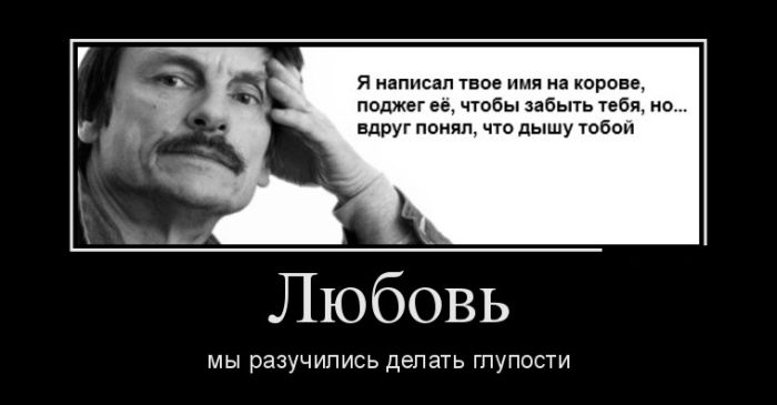 Любовь. Мы разучились делать глупости 