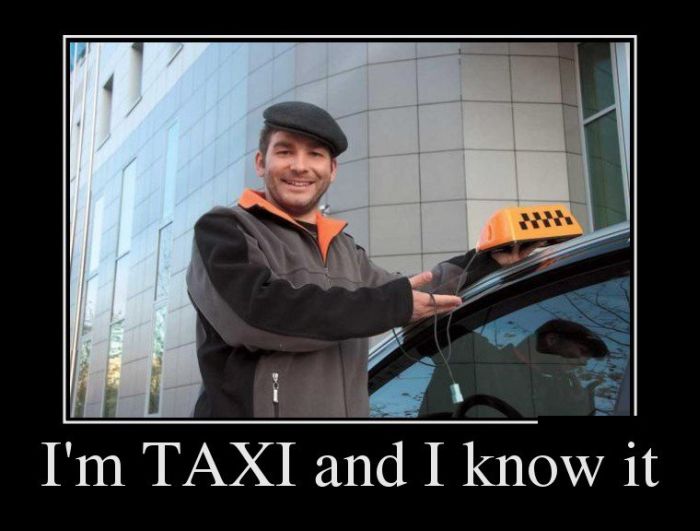 Im TAXI and I know it 