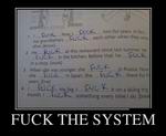 Fuck the system