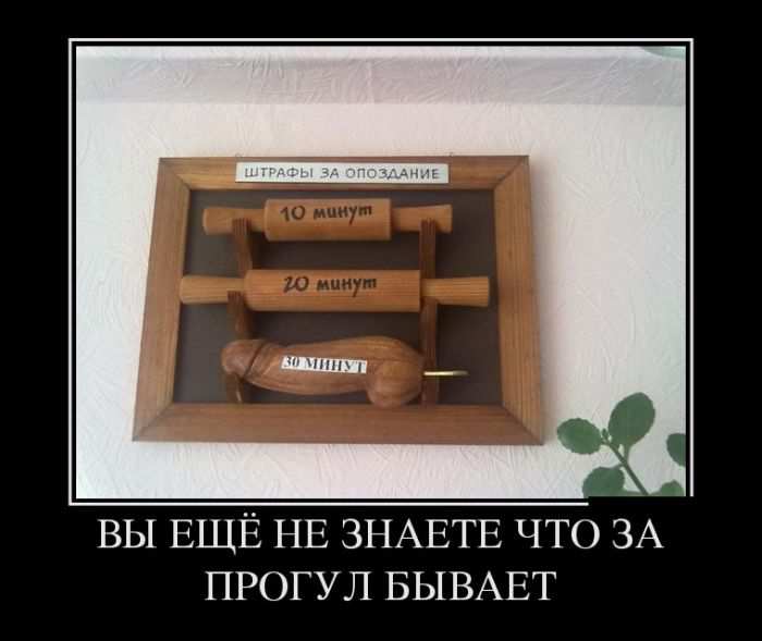 Вы ещё не знаете что за прогул бывает