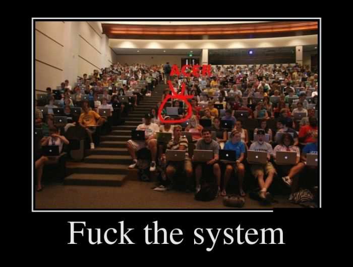 Fuck the system 