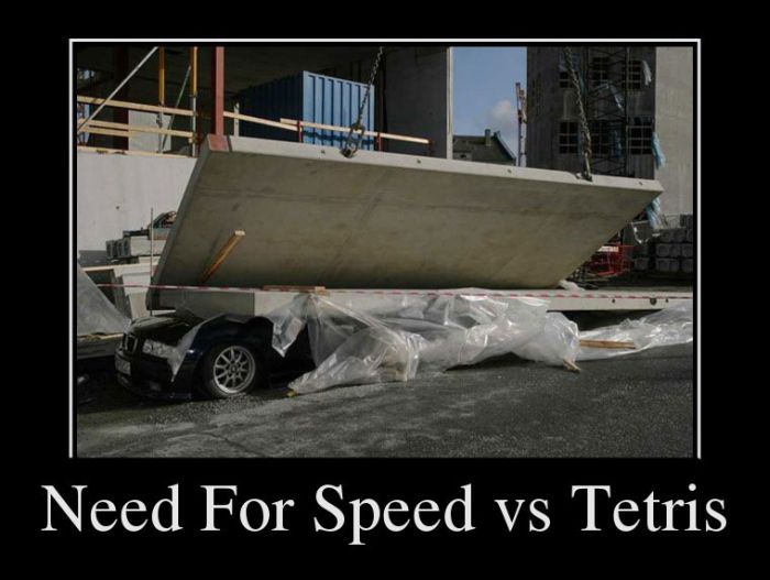 Need For Speed vs Tetris