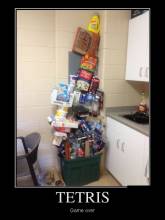 Tetris. Game over