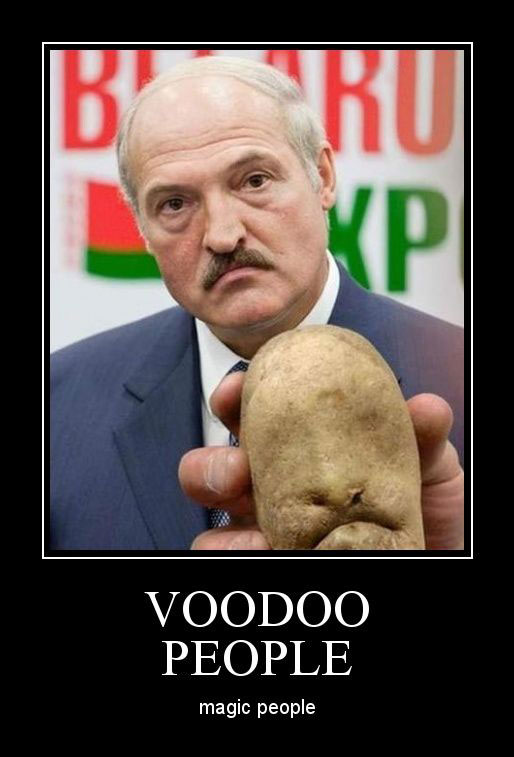 Voodoo people. Magic people 